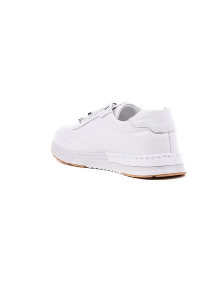 Stato Wex Hakiki Deri Kadın Sneaker Günlük Rahat Hafif Şehir Stili Ayakkabı Beyaz Cilt