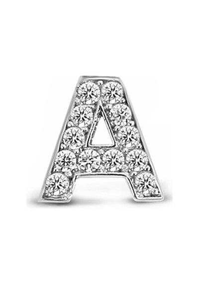 Argentum Concept - A Harfi Çivili Gümüş Tek Küpe - K076801