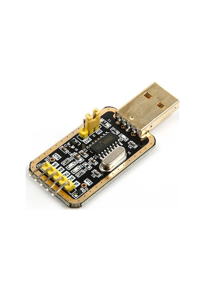 CH340G RS232 USB-TTL Seri Haberleşme Dönüştürücü Modülü + 9 Küçük Kablo