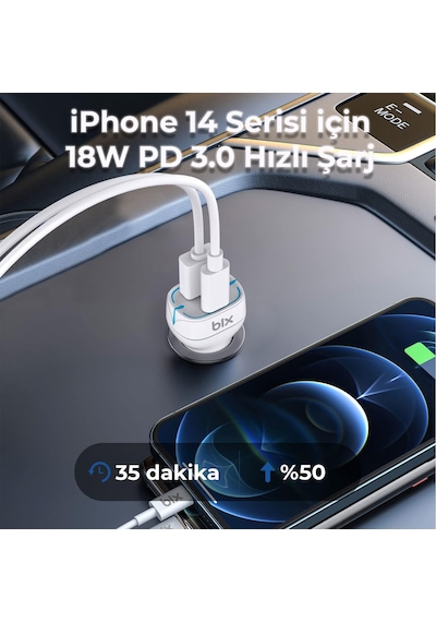 Bx-ccp36wt 38w Type-c Pd 20w Ve Usb-a Qc 3.0 18w Çift Portlu Led Işıklı Araç Şarj Cihazı Beyaz İphone 15/14/13/12/11/x/, İpad, Galaxy S24/s23/s22/s21/s20 Ve Daha Fazlasıyla Uyumlu Bxccp36wt Bx-ccp36wt 38w Type-c Pd 20w Ve Usb-a Qc 3.0 18w Çift Portlu Led Işıklı Araç Şarj Cihazı Beyaz İphone 15/14/13/12/11/x/, İpad, Galaxy S24/s23/s22/s21/s20 Ve Daha Fazlasıyla Uyumlu Bxccp36wt
