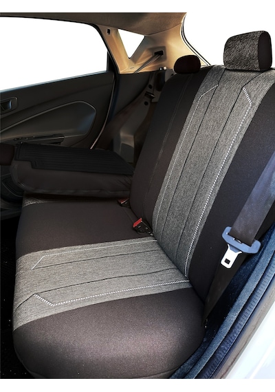 Minderland Axiom Comfort Serisi Oto Koltuk Kılıfı, Keten-deri / Siyah, Tofaş Doğan İle Uyumlu