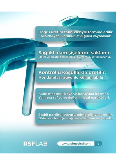 Active Silver Kolloidal Gümüş Suyu 3 x 1 L