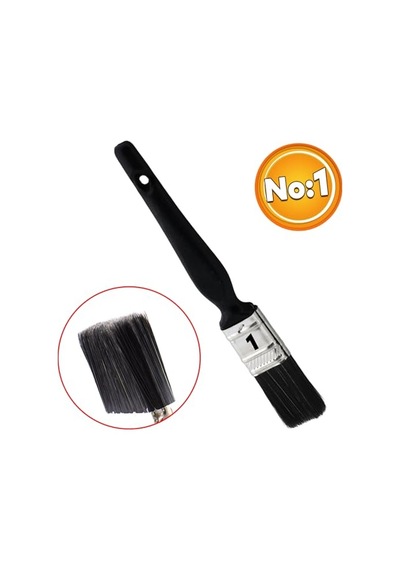 Fırçası Sembol Plastik Tutma Saplı Fırça Karışık Renk 14 Cm Genel