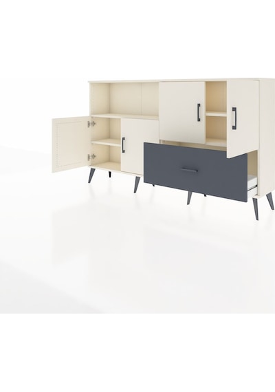 Arges Konsol 4 Raflı Tek Çekmeceli 4 Kapaklı 176x30x99 Aytaşı-ayt Aytaşı-aytaşı/antrasit Arges Konsol 4 Raflı Tek Çekmeceli 4 Kapaklı 176x30x99 Aytaşı-ayt Aytaşı-aytaşı/antrasit
