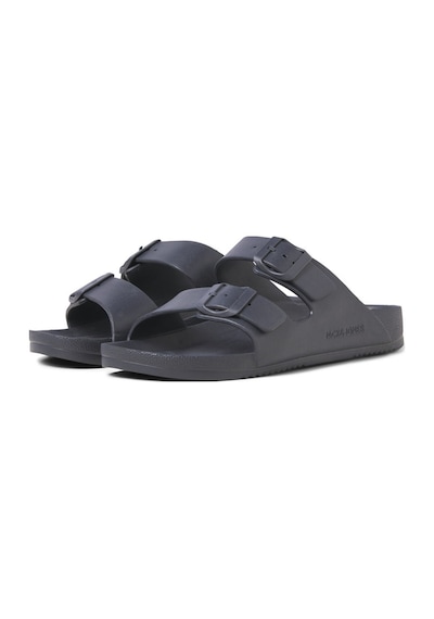 Jack & Jones Ayarlanabilir Tokalı Terlik  12204004 Anthracite Lacivert - Siyah