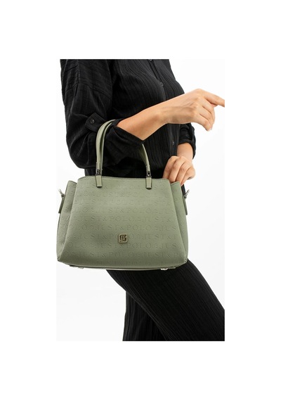 Just Polo Kadın El Ve Omuz Çantası 6011mh Yeşil Taba 23888506