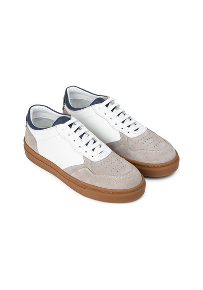 Deery Erkek Hakiki Deri Beyaz Sneaker Ayakkabı - 02005mbyzc01 Beyaz