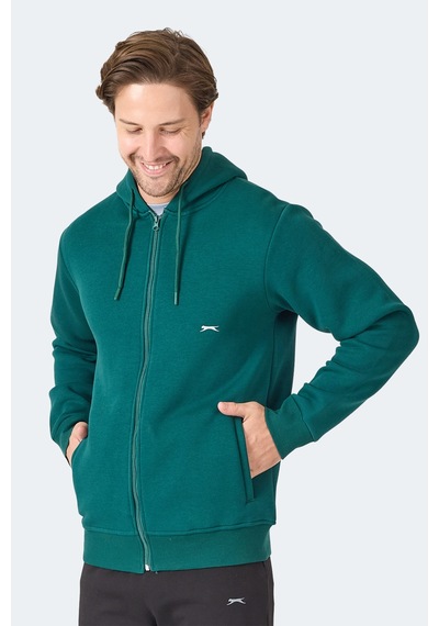 Slazenger Majestıc I Erkek Koyu Yeşil Sweatshirt Koyu Yeşil