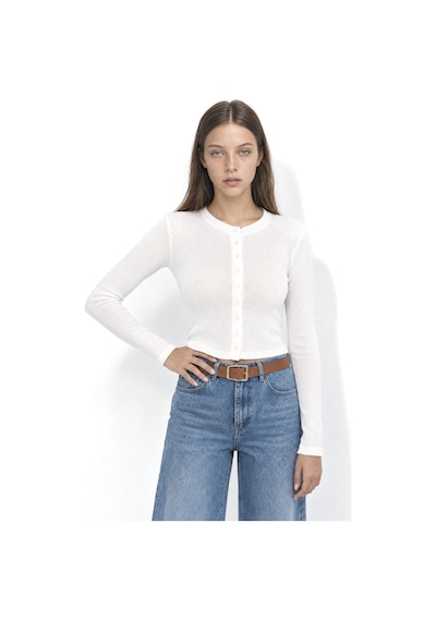 Hiccup Busem Kadın Hırka Beyaz