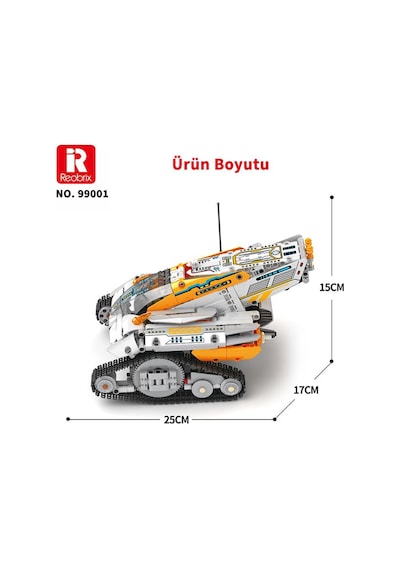 Reobrix Technic 99001 Kaşif Star Revenge:explorer Kumanda&motorlu Yaratıcı Yapı Blok Seti Building Blocks - 700 Parça