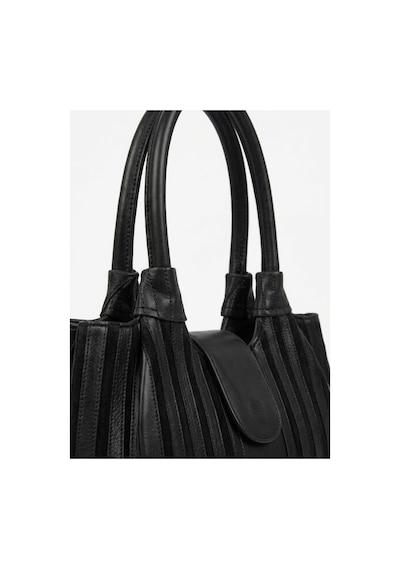 Levano Leather Premium Hakiki Dana Derisi Kadın Siyah Omuz Çantası - Şık Ve Günlük Kullanım Siyah