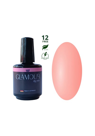 Glamour By Mia 197 Açık Somon Rengi Kalıcı Oje 15 Ml Hema Free Tpo Free Pembe