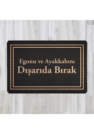 Evaşk Kapı Önü Paspası Vinil Kaymaz Tabanlı 40 X 60 Uvrub006