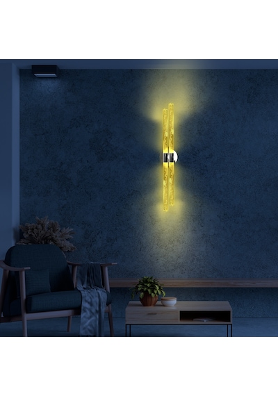 Bubblelight Dubble Large Şık Ve Zarif Modern Led Duvar Aplik Gold