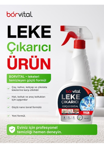 Borvital Leke Çıkarıcı Sprey 750 ML