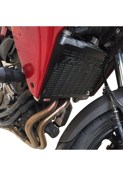 GP Kompozit Yamaha MT-07 Tracer 2016-2019 Uyumlu Radyatör Koruma Siyah