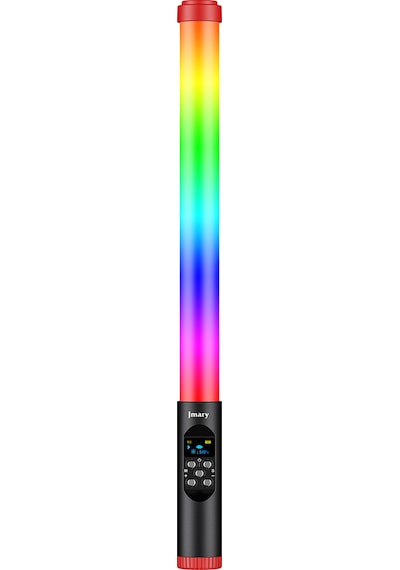 Jmary FM-128RGB OLED Ekran Göstergeli RGB Led Işıklı Su Geçirmez Aydınlatma Çubuğu JMARY-TA84068