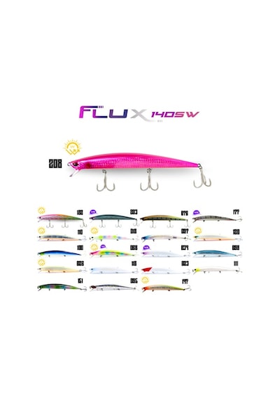 Fujin Flux 140mm 18gr Floating Maket Balık 147 Oranger