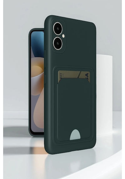 Flzdgnkr Newface Samsung Galaxy A05 Kelvin Kartvizitli Silikon - Siyah