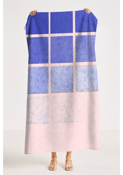 Geometrik Modern Mavi Pembe Plaj Havlusu - Minimalist Pastel Çizgili Hızlı Kuruyan Mikrofiber Havlu Bulut Papatya Geometrik Modern Mavi Pembe Plaj Havlusu - Minimalist Pastel Çizgili Hızlı Kuruyan Mikrofiber Havlu Bulut Papatya