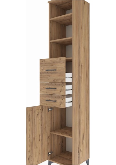 Hyperion Dolap 4 Raflı 3 Çekmeceli Tek Kapaklı 44x44x243 Çam-çam Atlas Çam Hyperion Dolap 4 Raflı 3 Çekmeceli Tek Kapaklı 44x44x243 Çam-çam Atlas Çam