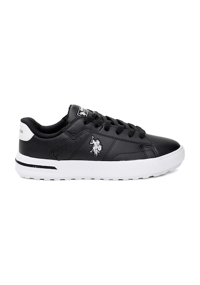 U.S. Polo Assn. 4W MANGO WMN 4PR Kadın  Siyah / Beyaz Sneaker