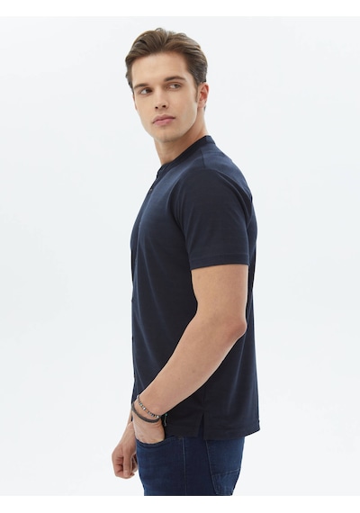 Lacivert Düz Regular Fit Casual Gömlek Lacivert