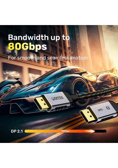 Unıtek Dısplay Port 2.1 Kablo 3mt 16k C1626gy01-3m