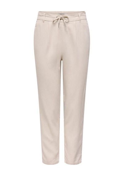 Only Onlcaro-poptrash Easy Linen Kadın Pantolon 15278710 Krem