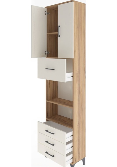 Arges Dolap 4 Raflı 4 Çekmeceli 2 Kapaklı 60x30x243 Çam-aytaşı Atlas Çam Arges Dolap 4 Raflı 4 Çekmeceli 2 Kapaklı 60x30x243 Çam-aytaşı Atlas Çam