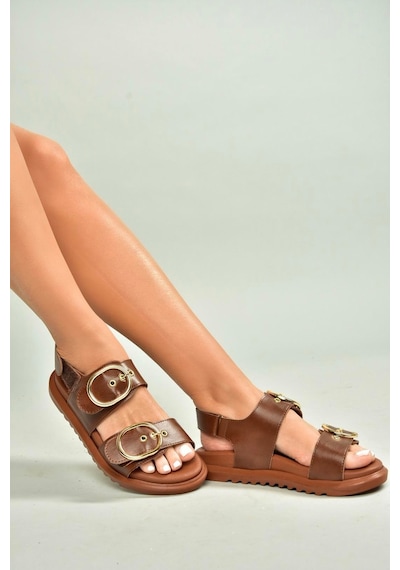 Fox Shoes U725092109 Taba Kadın Sandalet Taba