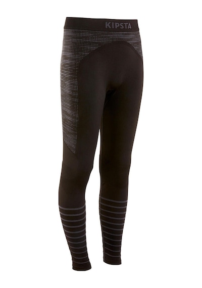 Decathlon Çocuk Futbol Tayt Içliği - Siyah - Keepdry 500 Gri - Siyah
