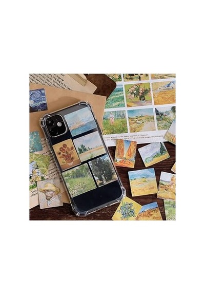 Katsushika Hokusai Temalı 45 Adet Sticker Seti Bullet Journal