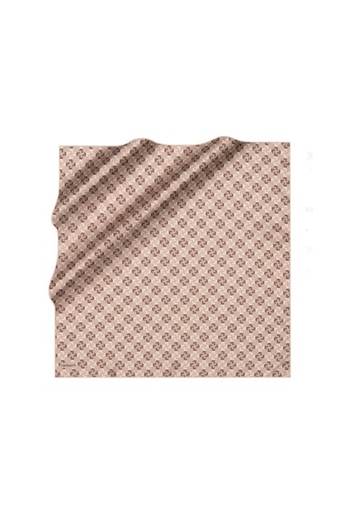 Cacharel Açık Gri 90x90 İpek Twill Eşarp Açık Gri Açık Gri