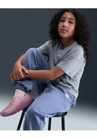 Nike Fd2933-499 Sportswear Club Fleece Bol Kesimli Genç Çocuk Eşofman Altı - Lila