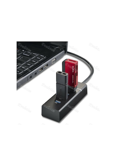 4 Port Usb 3.0 Çoğaltıcı Çoklayıcı Hub 4360P Çoklama Çoklu Cihaz