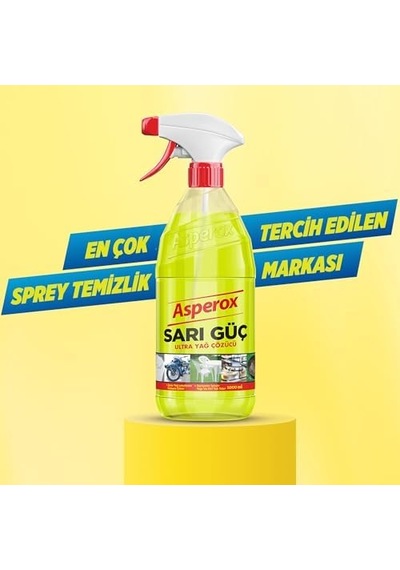 Sarı Güç Yağ Çözücü Sprey 650 Ml 0