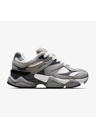 Lescon Ghost Easystep Unisex Spor Ayakkabı Gri Beyaz