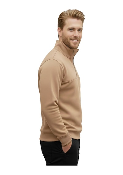 Deepsea Erkek Camel Relax Fit İçi Polarlı %100 Pamuk Yarım Fermuarlı Dik Yaka Sweatshirt 2600760 Camel Deepsea Erkek Camel Relax Fit İçi Polarlı %100 Pamuk Yarım Fermuarlı Dik Yaka Sweatshirt 2600760 Camel