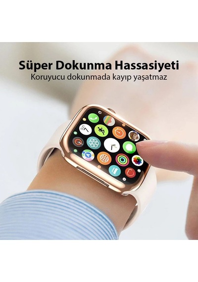 Dux Ducis Samo Series Apple Watch Uyumlu 45mm İçin Soft Tpu Full Koruma Ultra İnce Silikon Kılıf- 5775