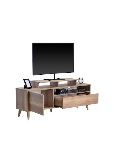 Retro Wide Kapaklı Çekmeceli Tv Sehpası - Tori