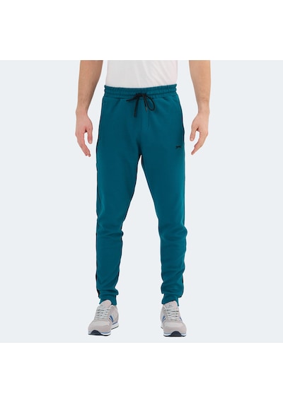 Slazenger VALARY Erkek Cepli Dar Paça Petrol Eşofman Altı
