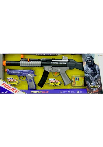 Power Gun Kimlik Kartlı Polis Seti 34190