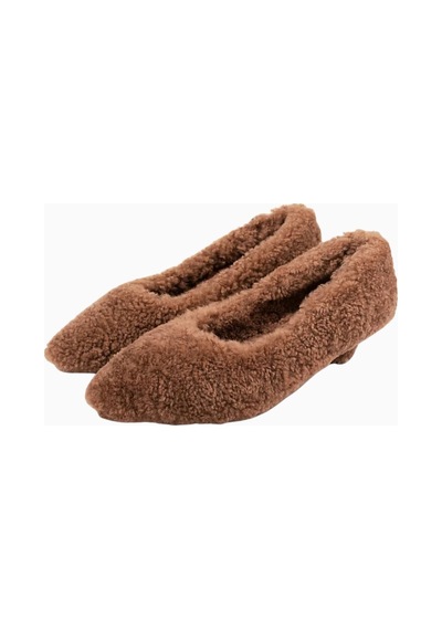 Age Of Innocence Gia Lüks Shearling Kürklü Kadın Ayakkabı Bot Kahverengi