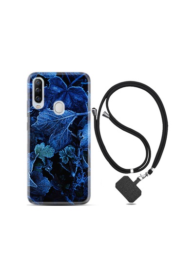 General Mobile GM20 Pro Kılıf Boyun Askılı Blue Foid 1628