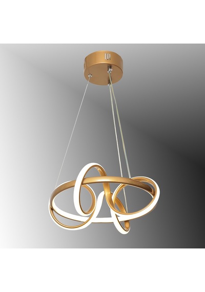 Tt003-Esk Tt Aydınlatma Sarmal Modeli Eskitme Boyalı Led Avize