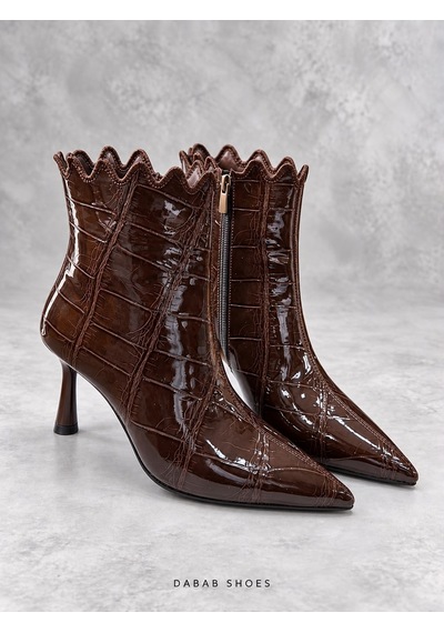 Dabab Shoes Carmen Kadın Acı Kahve Kroko Rugan Sivri Burun Fermuarlı Sıcak Astarlı 7 Cm İnce Topuklu Bot Bootie Kahverengi Dabab Shoes Carmen Kadın Acı Kahve Kroko Rugan Sivri Burun Fermuarlı Sıcak Astarlı 7 Cm İnce Topuklu Bot Bootie Kahverengi