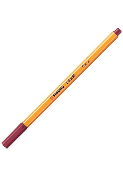 Stabilo Keçe Uçlu İnce Kalem 88 Point 0.4 Mm Vişne Çürüğü 88/19 10 Lu Paket