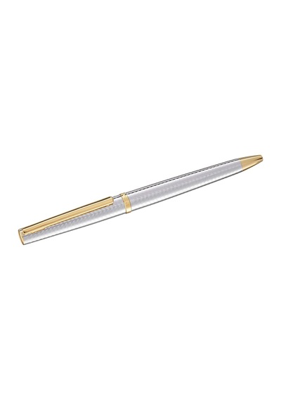 Steelpen Slim Serisi 8131 Krom Gold Tükenmez Kalem Çok Renkli