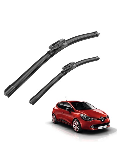Renault Clio 4 /clio Iv Uyumlu Muz Silecek Takımı - 650 Mm / 350 Mm Sürücü + Yolcu